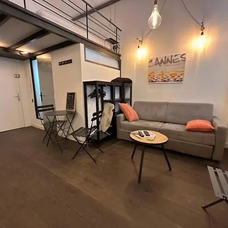 Center W Mezzanine 5min From Palace Lägenhet Cannes